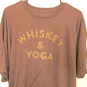 Whiskey and Yoga t-shirt